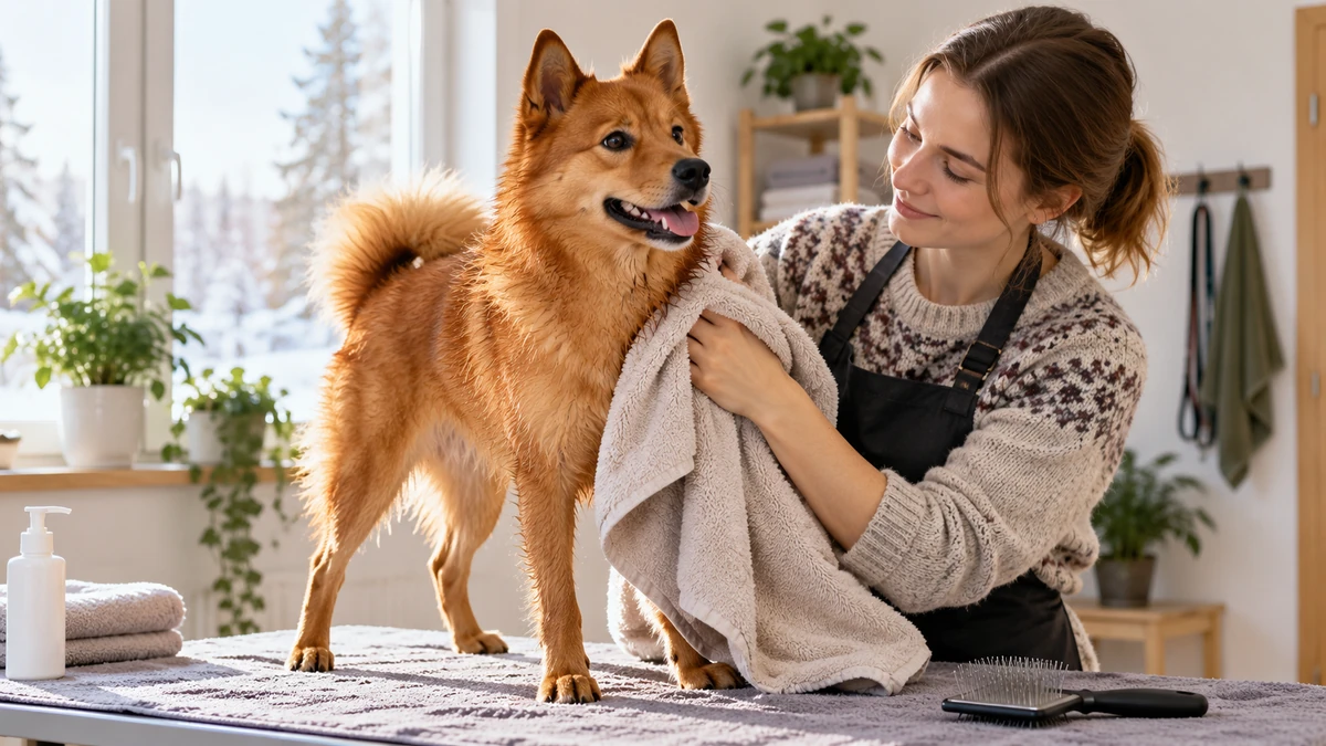 Rus Finosu köpek — bakım ve tımar